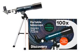 Hvězdářský dalekohled Discovery Spark Travel 50 s knížkou