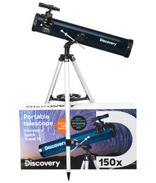 Hvězdářský dalekohled Discovery Spark Travel 76 s knížkou