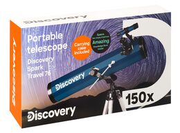 Hvězdářský dalekohled Discovery Spark Travel 76 s knížkou