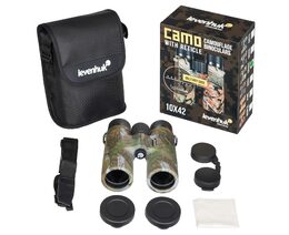 Binokulární dalekohled se zaměřovačem Levenhuk Camo 10x42, Grass