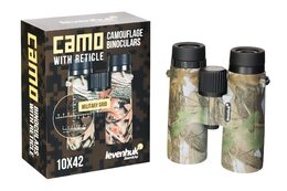 Binokulární dalekohled se zaměřovačem Levenhuk Camo 10x42, Grass