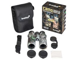 Binokulární dalekohled se zaměřovačem Levenhuk Camo 10x42, Moss