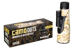 Monokulární dalekohled se zaměřovačem Levenhuk Camo 10x56, Dots