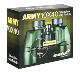 Dalekohled Levenhuk Army 10x40 se zaměřovačem