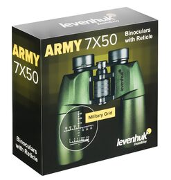 Dalekohled Levenhuk Army 7x50 se zaměřovačem