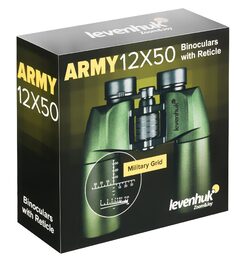 Dalekohled Levenhuk Army 12x50 se zaměřovačem