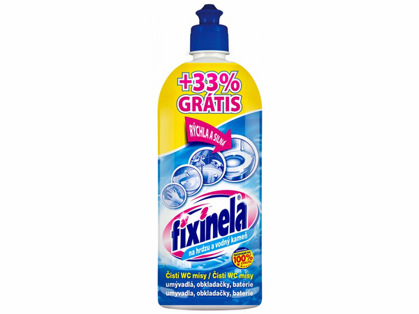 Fixinela tekutý čistič na rez a vodní kámen 500 ml