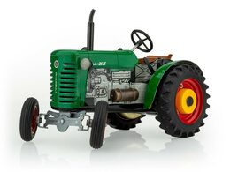 Traktor Zetor 25A zelený na klíček kov 15cm 1:25 v krabičce Kovap