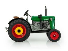 Traktor Zetor 25A zelený na klíček kov 15cm 1:25 v krabičce Kovap