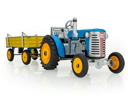 Traktor Zetor modrý na klíček