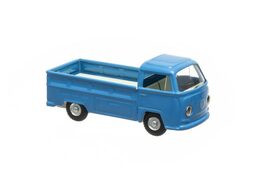 Dodávka VW T2 valník kov 12cm modrý v krabičce Kovap