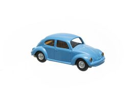 Auto VW brouk na klíček kov 11cm modré v krabičce Kovap