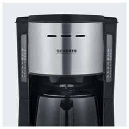 Kávovar Severin, KA 9308, 2 termokonvice, 8 šálků, výklopný filtr 1x4, 1000 W