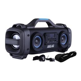 Reproduktor AKAI, ABTS-SH01 - Bluetooth, USB, AUX IN, equalizér, karaoke funkce
se vstupem na mikrofon, tweeter, subwoofer, vestavěná bater