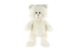 Teddies Snílek medvěd bílý plyš 40cm na baterie se světlem se zvukem v sáčku