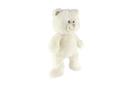 Teddies Snílek medvěd bílý plyš 40cm na baterie se světlem se zvukem v sáčku