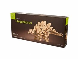 Ugears 3D dřevěné mechanické puzzle Stegosaurus