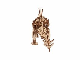 Ugears 3D dřevěné mechanické puzzle Stegosaurus