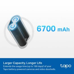 Baterie TP-Link Tapo A100 6700mAh, micro USB, pro TAPO C400/420, D230