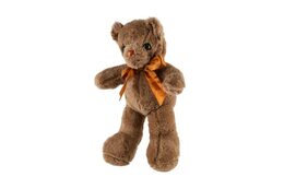 Medvěd/Medvídek s mašlí plyš 30cm hnědý