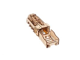 Ugears 3D dřevěné mechanické puzzle MINI Lokomotiva