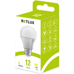 RLL 606 A60 E27 bulb 12W WW D RETLUX