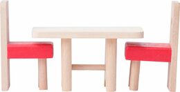 Hračka Woody Domeček dvoupatrový s balkonem a příslušentsvím