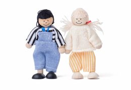 Hračka Woody Domeček dvoupatrový s balkonem a příslušentsvím