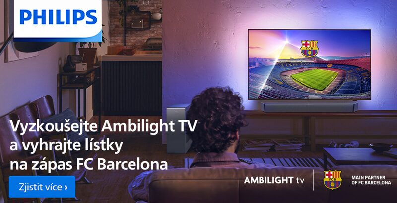 Vyzkoušejte Philips Ambilight TV a vyhrajte lístky na zápas FC Barcelona!