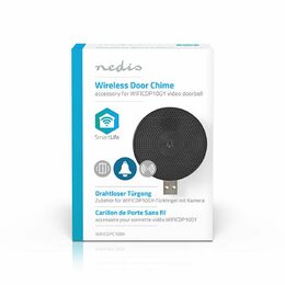 Nedis SmartLife chytrý bezdrátový dveřní zvonek, USB (WIFICDPC10BK)