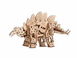 Ugears 3D dřevěné mechanické puzzle Stegosaurus