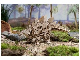 Ugears 3D dřevěné mechanické puzzle Stegosaurus