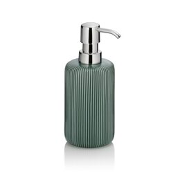 KELA Dávkovač mýdla Ava keramika zelená 350 ml KL-24417