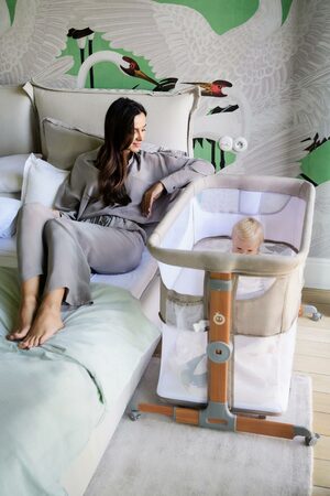 Postýlka MoMi SMART BED 4v1 šedá