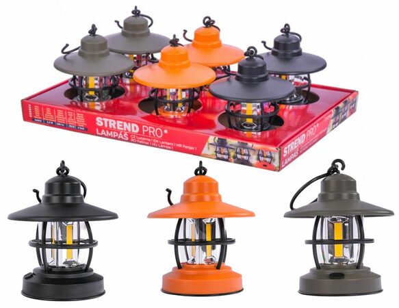 Strend Pro NX1069   Camping retro lampička 4,5W LED 3xAAA (2172763)