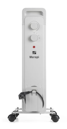 Olejový radiátor G21 Merapi bílý, 9 žeber, 2000 W