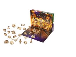 Ugears 3D dřevěné mechanické puzzle Harry Potter - Adventní kalendář