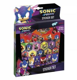 Sonic dárkový box se samolepkami v krabičce 18x24,5x1cm