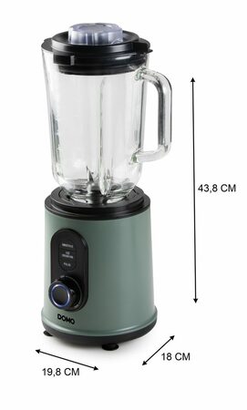 Stolní mixér 2v1 se smoothie - DOMO DO734BL, Příkon: 800 W, Objem: 1,5 l