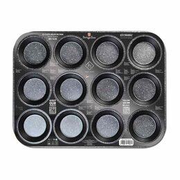 BERLINGERHAUS Forma na muffiny s nepřilnavým povrchem 12 ks Black Rose Collection BH-1436