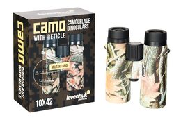Binokulární dalekohled se zaměřovačem Levenhuk Camo 10x42, Rind