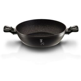 BERLINGERHAUS Pánev hluboká s poklicí 28 cm Black Silver Collection BH-1850