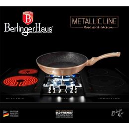 BERLINGERHAUS Pánev s mramorovým povrchem sada 3 ks Copper Metallic Line BH-1279