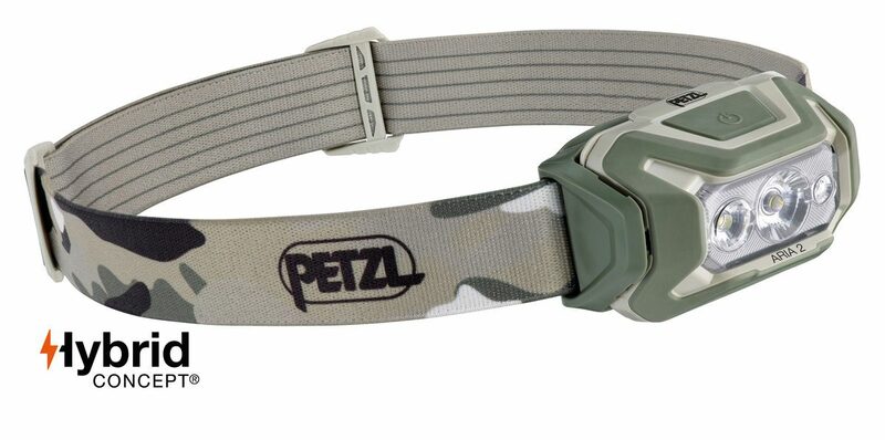 PETZL ARIA 2 RGB HYBRID kamufláž