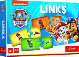 Hra Links skládanka Tlapková patrola/Paw Patrol 14 párů vzdělávací hra v krabici 21x14x4cm