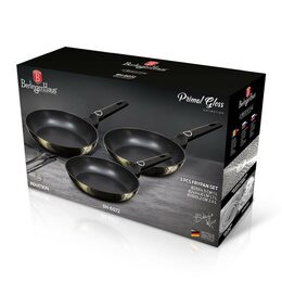 BERLINGERHAUS Sada pánví s titanovým povrchem 3 ks Primal Gloss Collection BH-6072