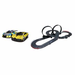Hračka MaDe Autodráha s lopingy, Audi, Bugatti, 600 cm
