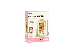 RoboTime 3D Puzzle Zarážka na knihy "Falling Sakura" (dřevěná)