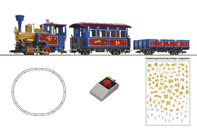 Roco Line Analogová startovací sada: Vánoční parní vlak - 5100003