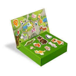 Magnetická hra V Zoo 35ks v krabici 31x22x5cm